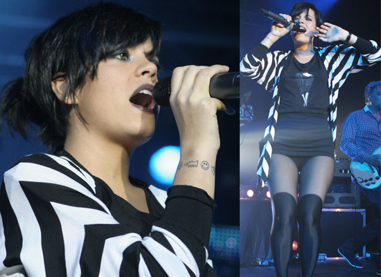 Photos of Lily Allen Performing in Sheffield