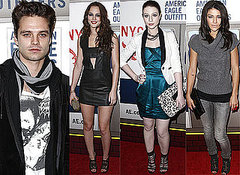Photos of Gossip Girl Cast at American Eagle Event — Leighton Meester, Sebastian Stan, Jessica Szohr, Michelle Trachtenberg