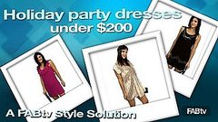 Holiday Party Dresses on a Budget: A FabTV Style Solution! Holiday Party Dresses on a Budget: A FabTV Style Solution!