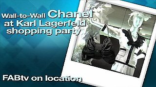 Wall-to-Wall Chanel at Karl Lagerfeld Shopping Party!