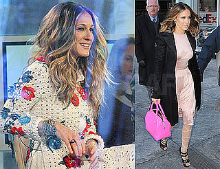 Photos of Sarah Jesscia Parker Arriving for Interviews in NYC