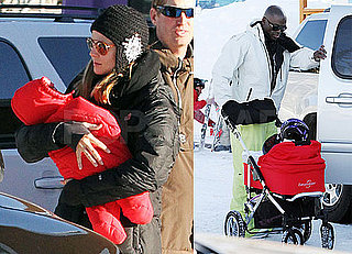 Photos of Heidi Klum And Seal With Leni And Lou in Aspen