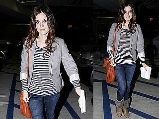 Photos of Rachel Bilson Wearing a Striped Shirt in LA
