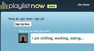Website of the Day: Playlist Now 