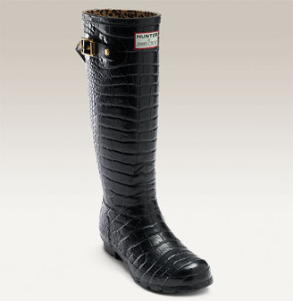 Jimmy Choo Hunter Crocodile Rain Boots