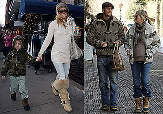 Photos of Kate Hudson, Ryder Robinson, Oliver Hudson, Goldie Hawn, Elle Macpherson In Aspen For Christmas