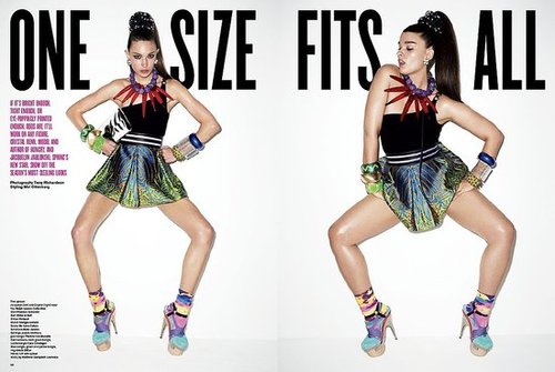 Photos of V Magazine's One Size Fits All Editorial Photographed by Terry Richardson 2009-12-22 06:00:08