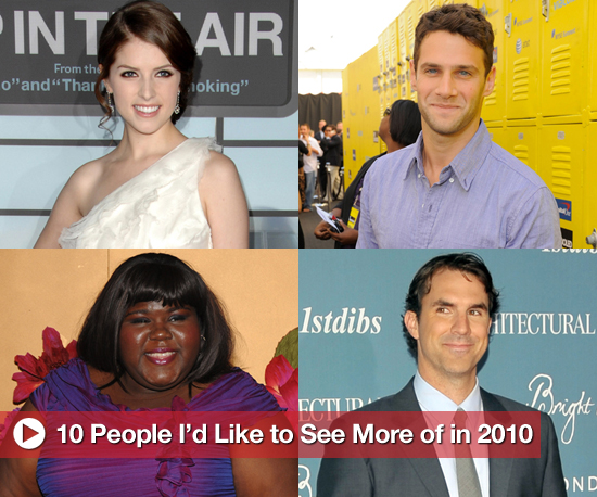 Entertainment People I'd Like to See More of Next Year