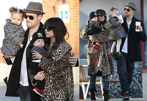Photos of Nicole Richie, Joel Madden, Harlow Madden, And Sparrow Madden Together in LA
