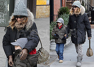 Photos of Sarah Jessica Parker And James Wilkie Broderick Together in NYC