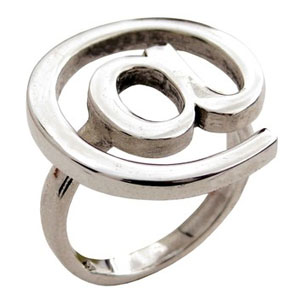 Photos of the EMAIL @ Symbol Jewelry on Etsy Photos of the EMAIL @ Symbol Jewelry on Etsy