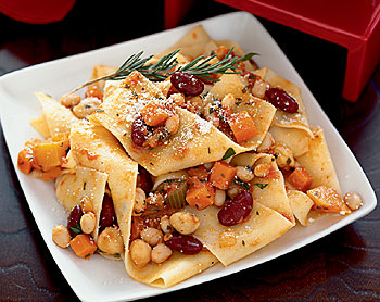 Bon Appetit Recipe For Pappardelle With Bean Bolognese