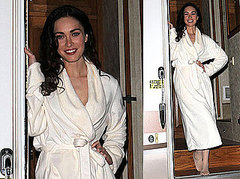Photos of Megan Fox Exiting Her Trailer on the Set of Passion Play in New Mexico