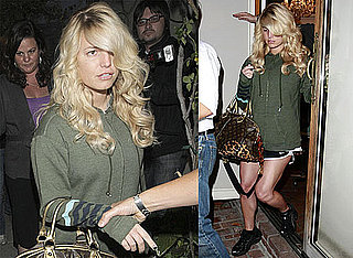 Photos of Jessica Simpson Leaving Ken Paves Salon In Shorts