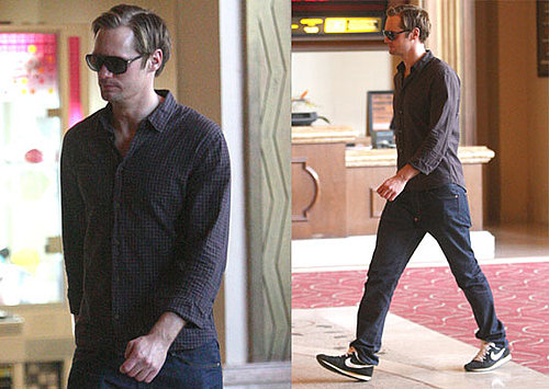 Photos of Alexander Skarsgard Going to the Movies in LA