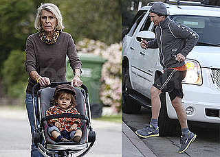 Photos of Matthew McConaughey in LA After the Birth of Vida; Levi McConaughey Walking With Matthew's Mother
