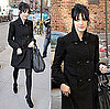Ashlee Simpson in NYC Wearing All Black