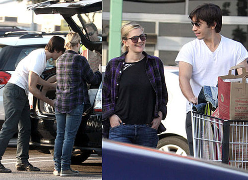 Photos of Justin Long and Drew Barrymore Out Shopping in Los Angeles