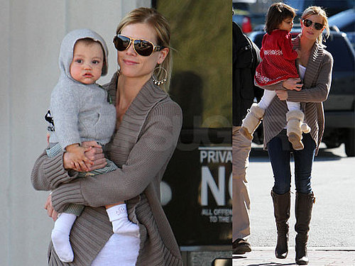 Photos of Elin Nordegren Picking Up Sam and Charlie Woods in Florida