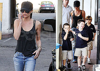 Photos of Victoria Beckham, Romeo Beckham, Cruz Beckham, and Brooklyn Beckham Together in LA