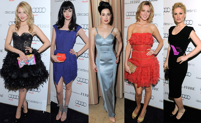 Audi Celebrates the 2010 Golden Globes Party With Dianna Agron, Dita von Teese, Anna Paquin Audi Celebrates the 2010 Golden Globes Party With Dianna Agron, Dita von Teese, Anna Paquin