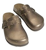 Women's AE Metallic Leather Clog - American Eagle Outfitters