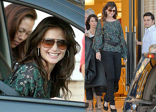 Is Katie Holmes Working for Barneys?