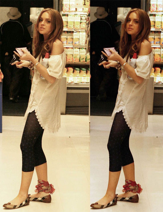 Lindsay Wears Out Her Stylist