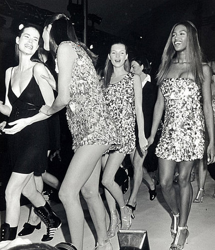 1993: Backstage at Isaac Mizrahi with Christy Turlington and Naomi Campbell 1993: Backstage at Isaac Mizrahi with Christy Turlington and Naomi Campbell