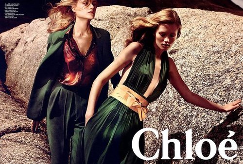 Toni Garrn, Anna Maria Jagodzinska Top Spring 2009 Ad Campaign Bills