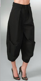 Marc by Marc Jacobs Brushed Twill Cropped Pant