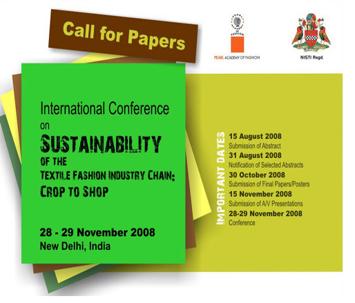 Sustainability of the Fashion Industry Chain: Crop to Shop Sustainability of the Fashion Industry Chain: Crop to Shop