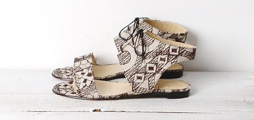 Opening Ceremony Mid Boot With Cut Outs