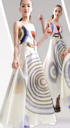 Fendi Circle Pattern Dress