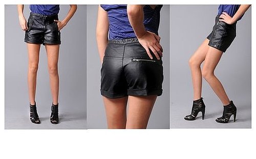 Cheap Monday Makes The Perfect Leather Shorts