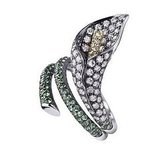 CALLY LILY RING, WHITE DIAMOND