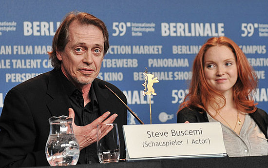 <i>Rage</i> press conference at Berlin Film Festival with co-star Steve Buscemi. 