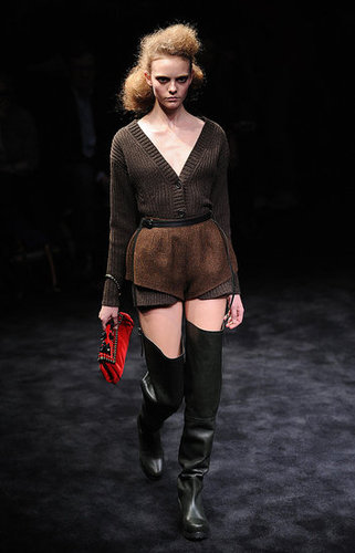 Miuccia Prada Brings Out the Fight for Fall 2009 Miuccia Prada Brings Out the Fight for Fall 2009