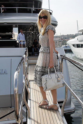 May 22: Claudia Schiffer arrives on Stefano Gabbana's yacht, Regina D'Italia
May 22: Claudia Schiffer arrives on Stefano Gabbana's yacht, Regina D'Italia
