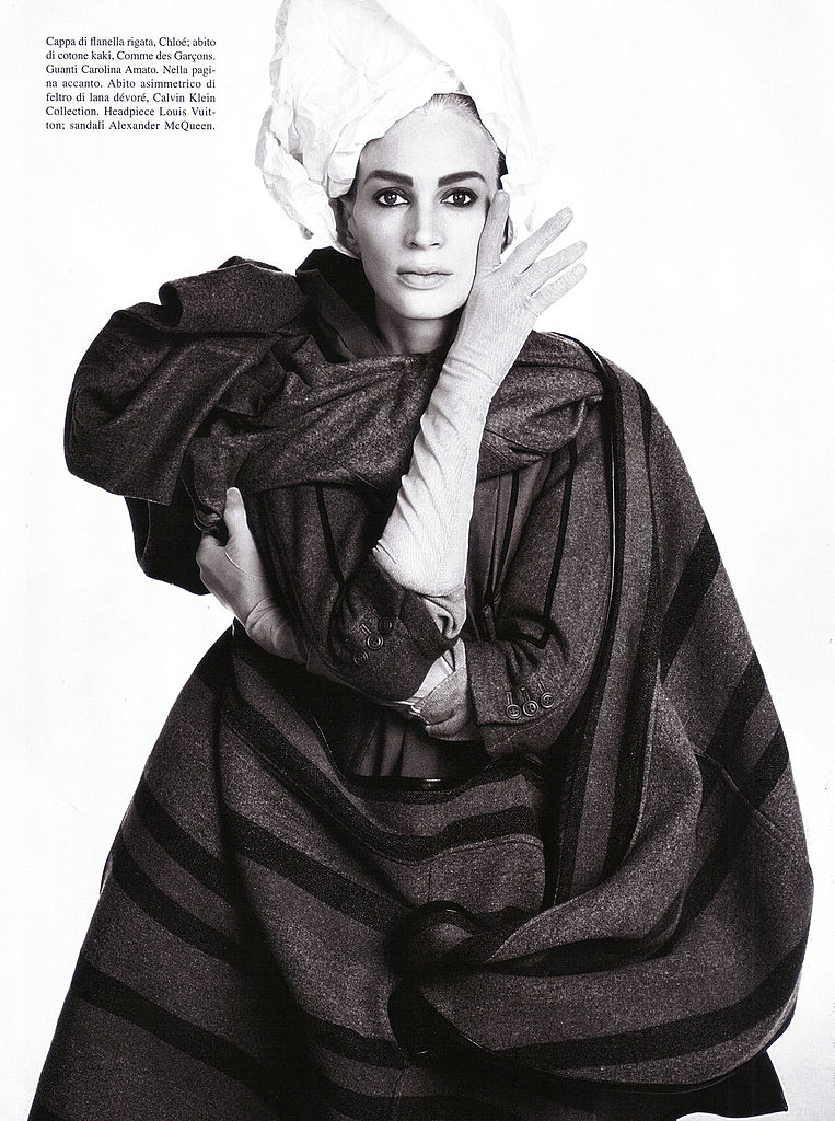 Kristen McMenamy Storms Back for July 2009 Vogue Italia Kristen McMenamy Storms Back for July 2009 Vogue Italia