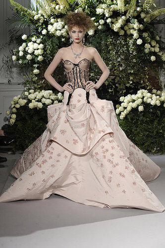 John Galliano Shows a Little Garter for Fall 2009 Christian Dior Couture John Galliano Shows a Little Garter for Fall 2009 Christian Dior Couture