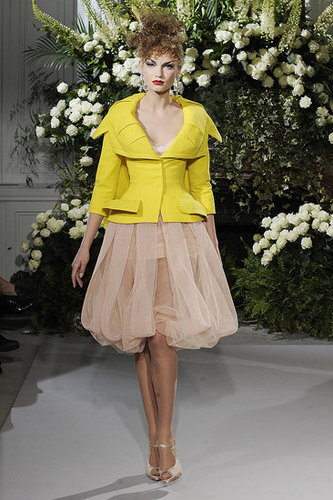 John Galliano Shows a Little Garter for Fall 2009 Christian Dior Couture John Galliano Shows a Little Garter for Fall 2009 Christian Dior Couture