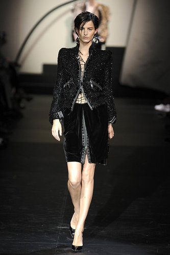 Giorgio Armani Brings Out Shine, Star Power for Fall 2009 Couture Giorgio Armani Brings Out Shine, Star Power for Fall 2009 Couture