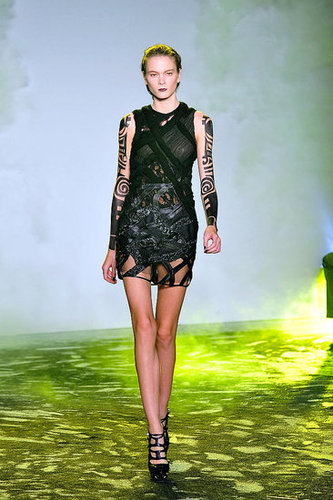 Rodarte, Inspired by Death Valley and Vultures, Go Goth Tribal Warrior for Spring 2010 Rodarte, Inspired by Death Valley and Vultures, Go Goth Tribal Warrior for Spring 2010
