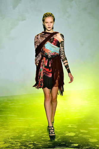 Rodarte, Inspired by Death Valley and Vultures, Go Goth Tribal Warrior for Spring 2010 Rodarte, Inspired by Death Valley and Vultures, Go Goth Tribal Warrior for Spring 2010
