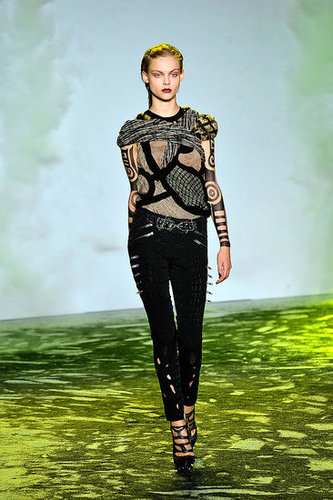 Rodarte, Inspired by Death Valley and Vultures, Go Goth Tribal Warrior for Spring 2010 Rodarte, Inspired by Death Valley and Vultures, Go Goth Tribal Warrior for Spring 2010