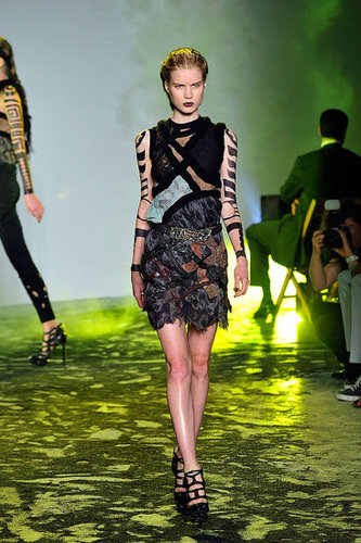 Rodarte, Inspired by Death Valley and Vultures, Go Goth Tribal Warrior for Spring 2010 Rodarte, Inspired by Death Valley and Vultures, Go Goth Tribal Warrior for Spring 2010