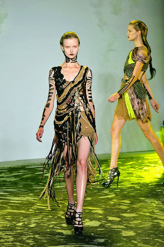Rodarte, Inspired by Death Valley and Vultures, Go Goth Tribal Warrior for Spring 2010 Rodarte, Inspired by Death Valley and Vultures, Go Goth Tribal Warrior for Spring 2010