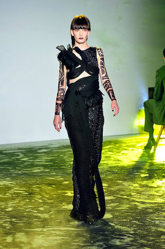 Rodarte, Inspired by Death Valley and Vultures, Go Goth Tribal Warrior for Spring 2010 Rodarte, Inspired by Death Valley and Vultures, Go Goth Tribal Warrior for Spring 2010