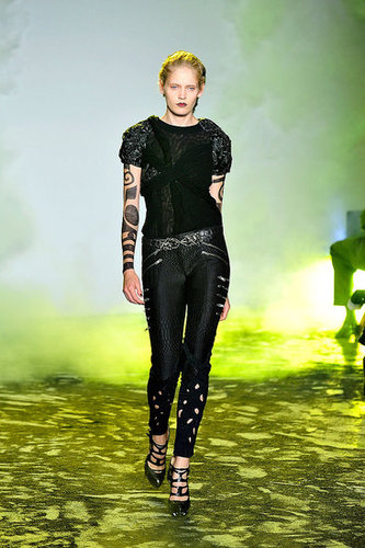 Rodarte, Inspired by Death Valley and Vultures, Go Goth Tribal Warrior for Spring 2010 Rodarte, Inspired by Death Valley and Vultures, Go Goth Tribal Warrior for Spring 2010